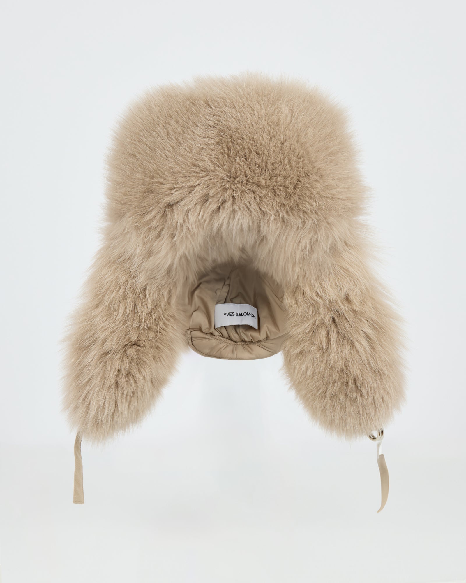 Loro Piana Flannel and fox fur ushanka - New Fall/Winter Collection