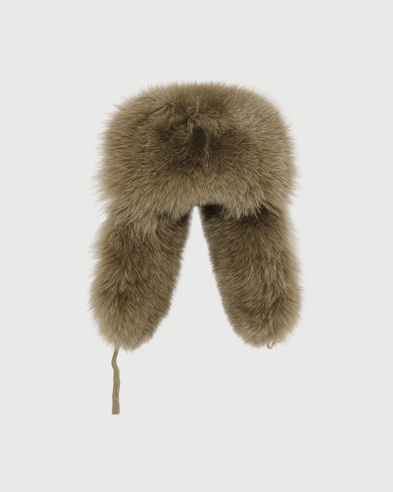 Loro Piana Flannel and fox fur ushanka - Yves Salomon - New Fall Winter Collection