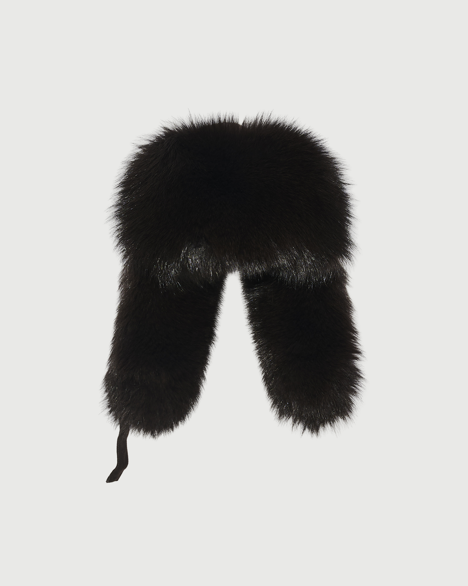 Loro Piana Flannel and fox fur ushanka - Yves Salomon - New Fall Winter Collection