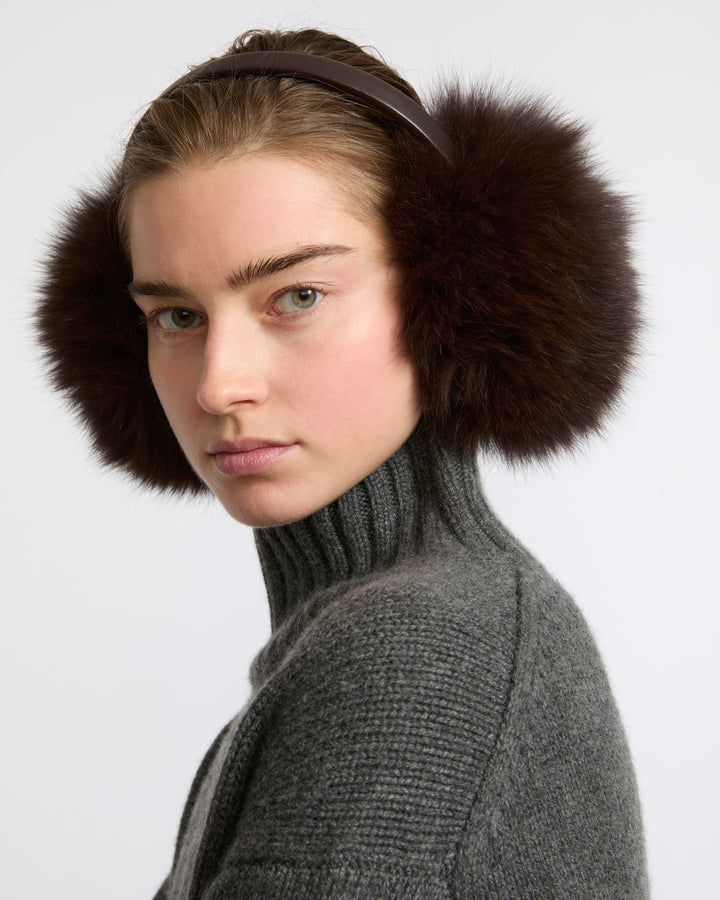Fox fur earmuffs - Yves Salomon - New Fall Winter Collection