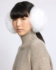 Fox fur earmuffs