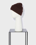 Cashmere and wool knit beanie