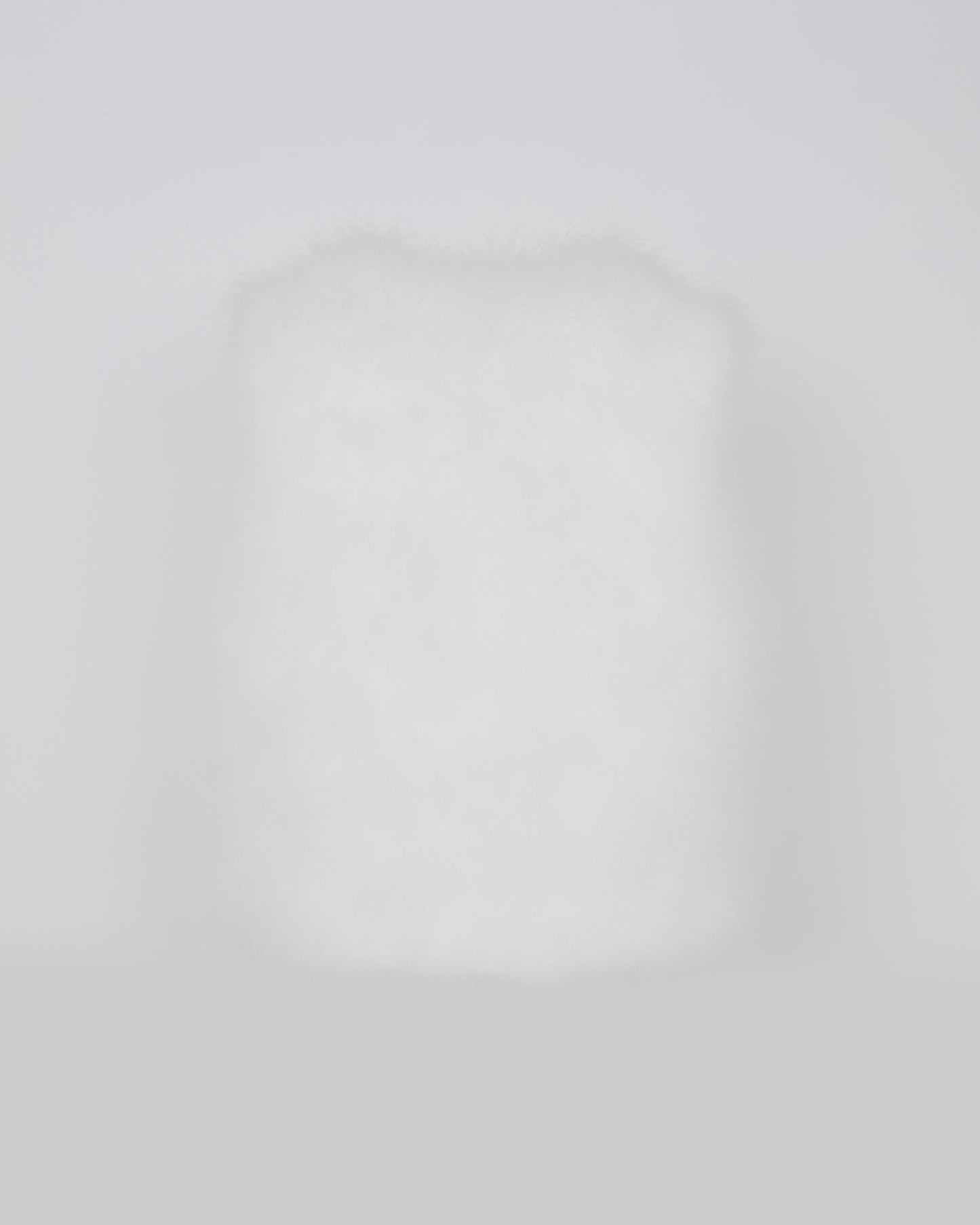 Cropped feather gilet