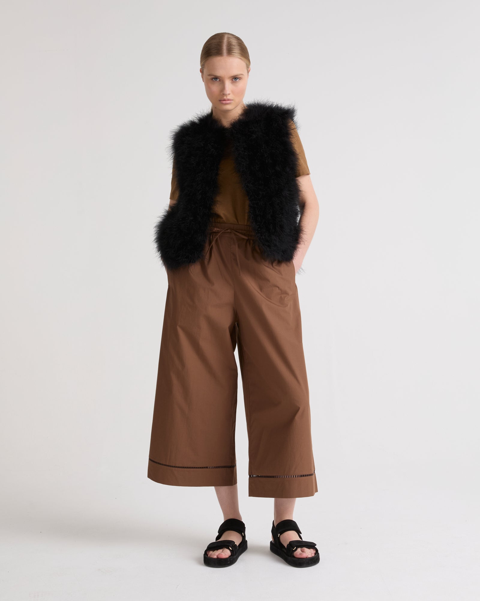 Women's Sleeveless Jackets | Yves Salomon PARIS – Yves Salomon US