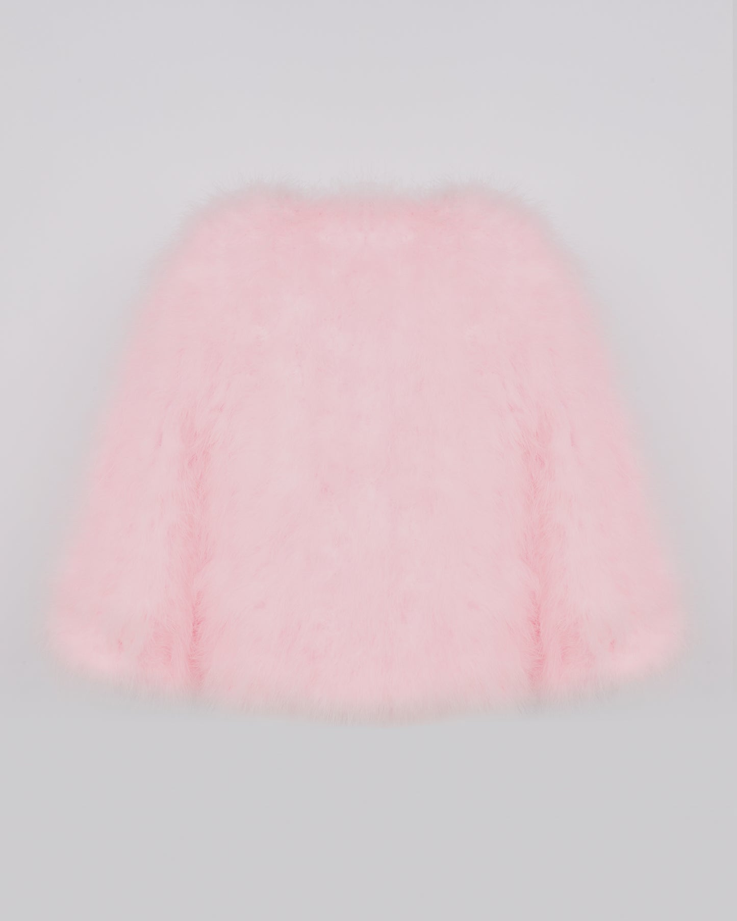 Short feather jacket