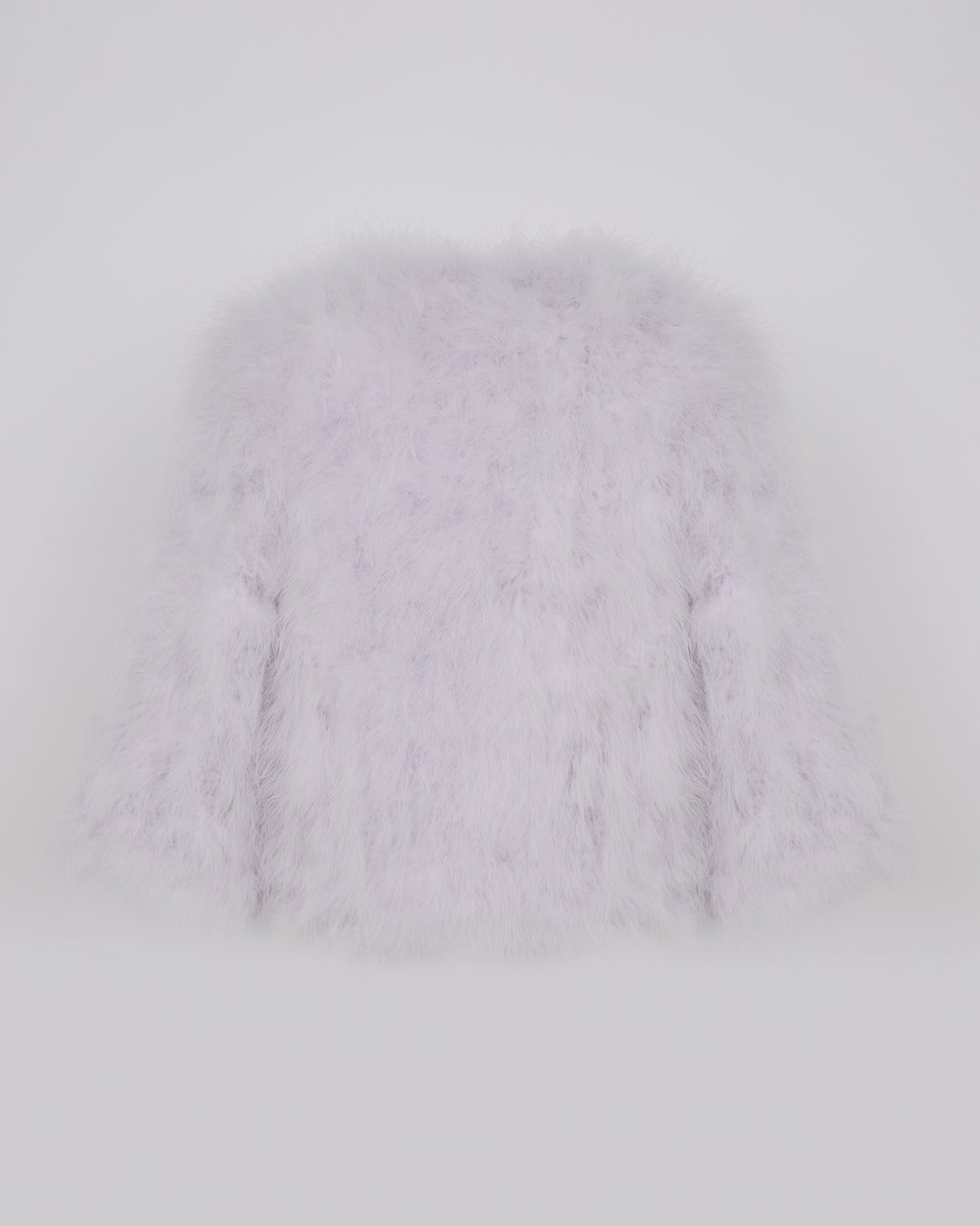 Short feather jacket