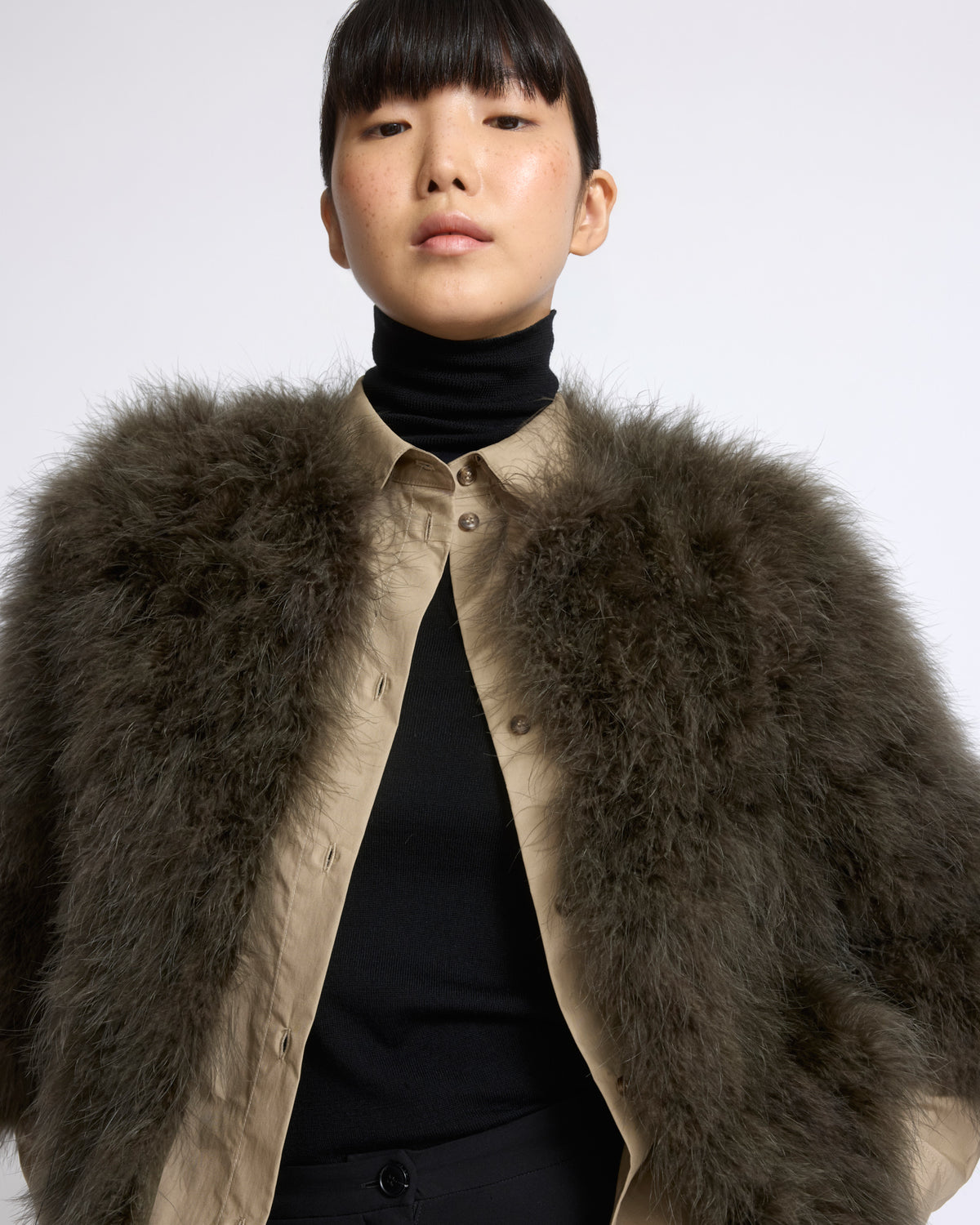 Short feather jacket - Yves Salomon - New Fall/Winter Collection