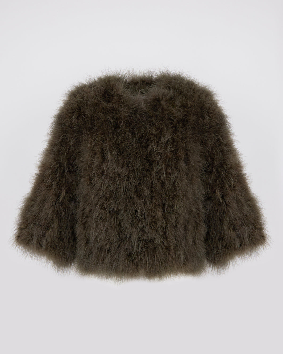 Short feather jacket - Yves Salomon - New Fall/Winter Collection