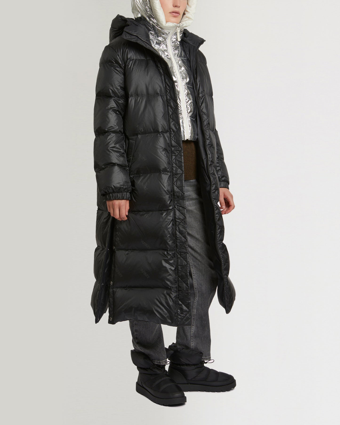 Winter sale & boxing day Yves Salomon -Reversible ultra light parka