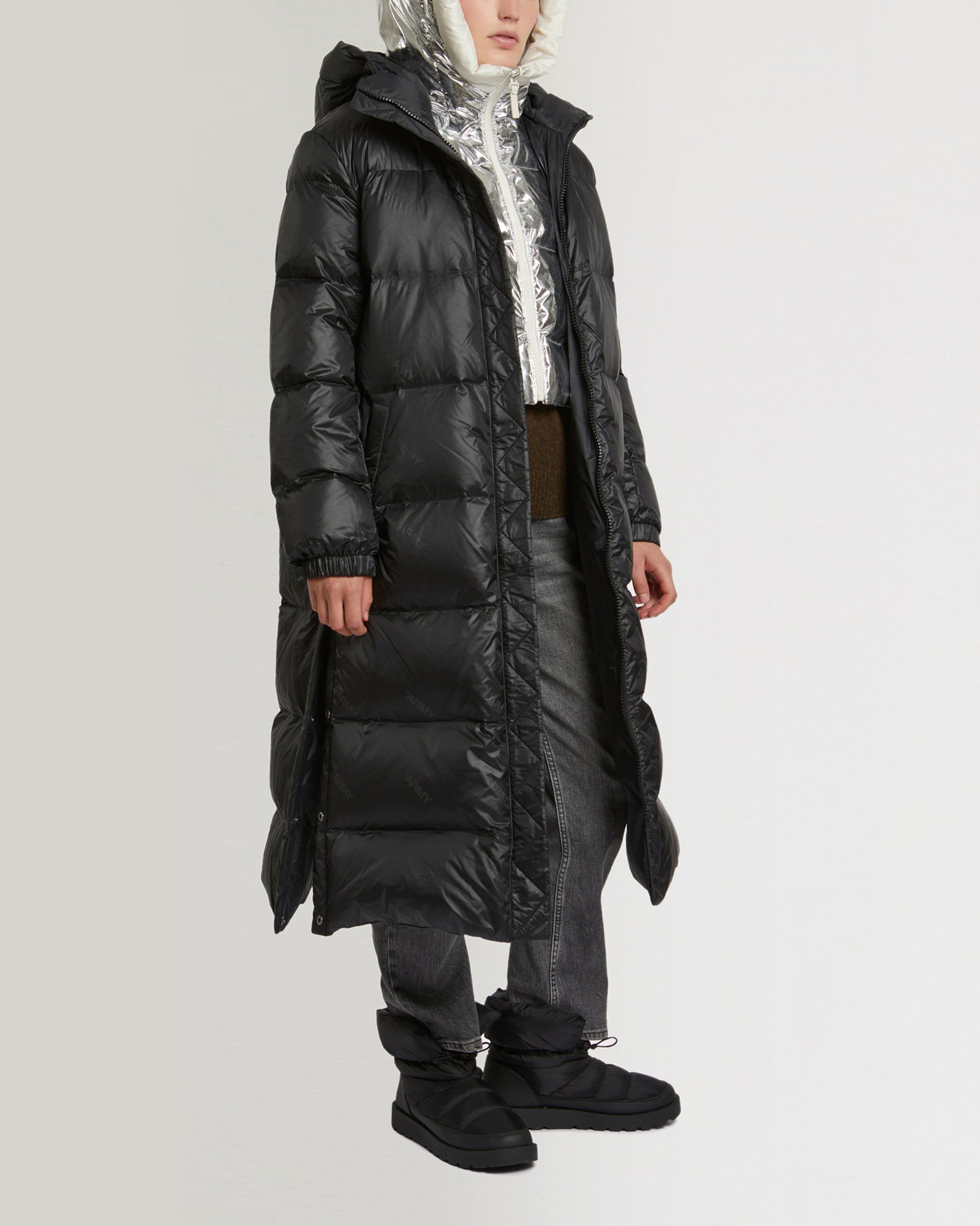 Winter sale & boxing day Yves Salomon -Reversible ultra light parka