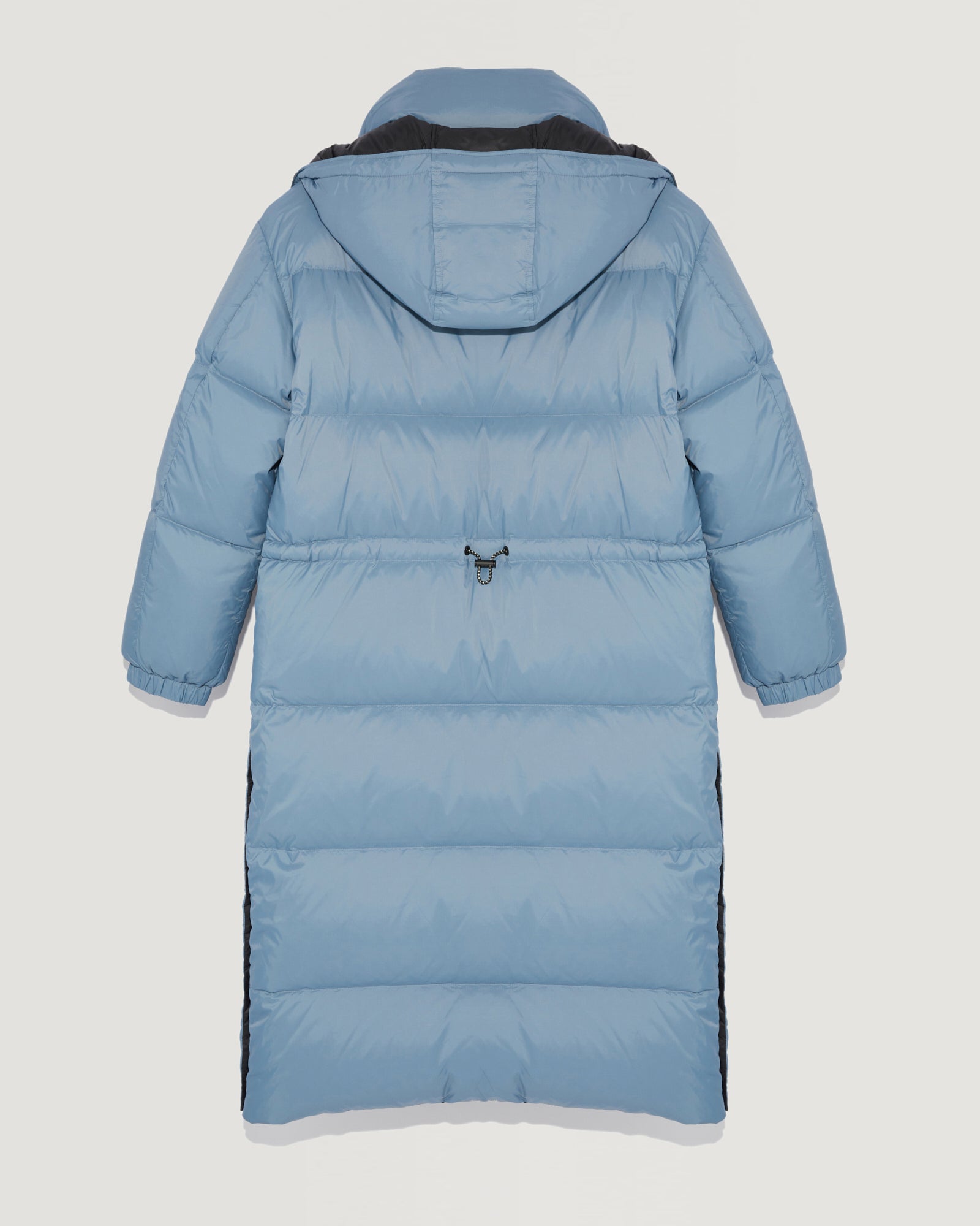 Two-tone reversible 7/8 down jacket - Blue - Winter sale – Yves