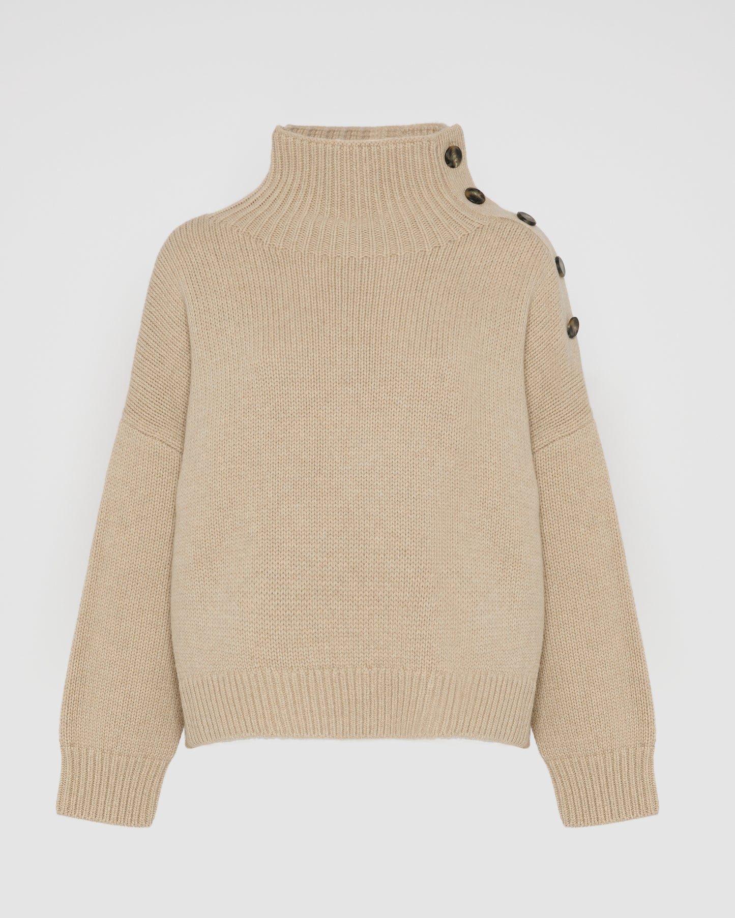 Oversized cashmere wool knit jumper