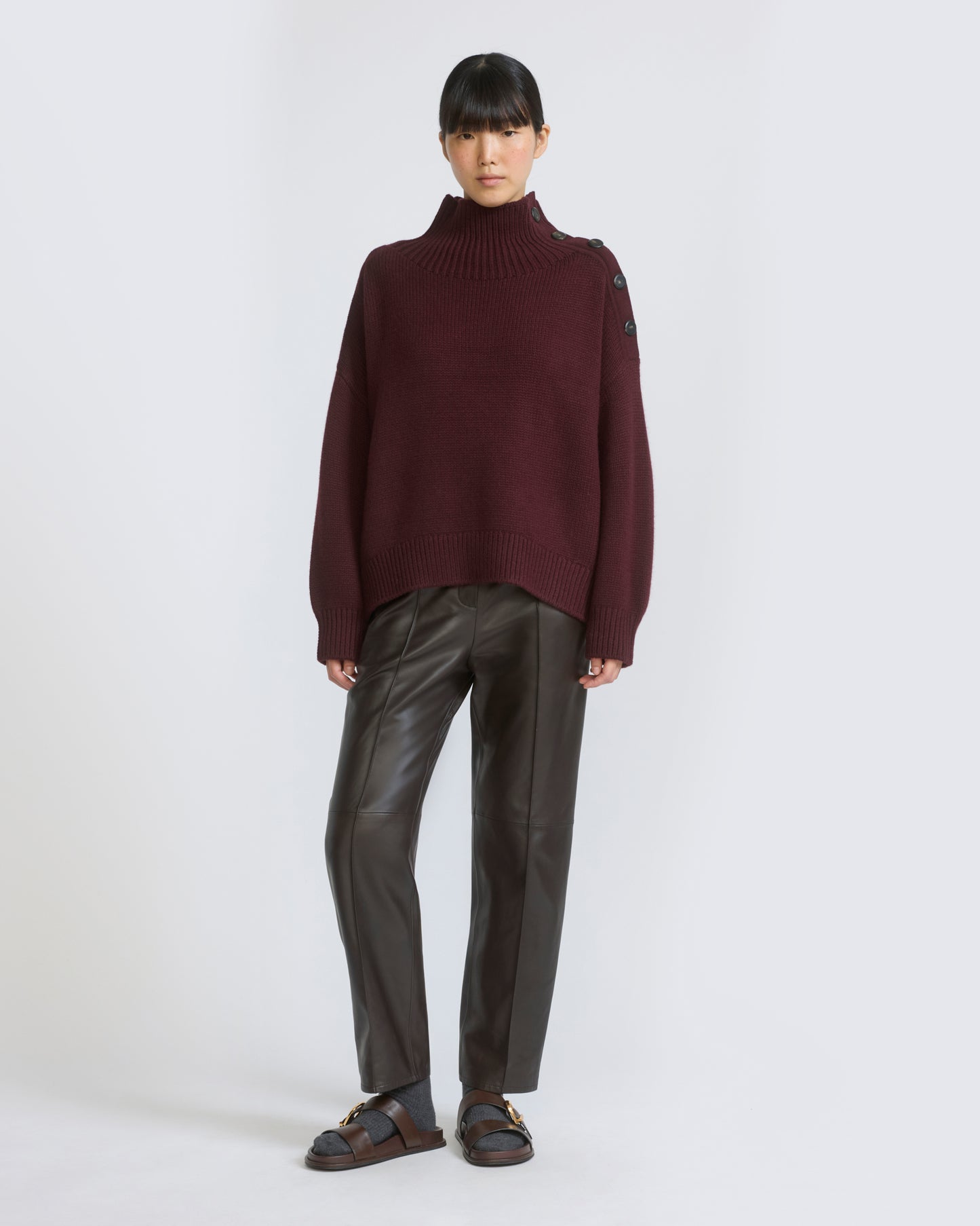 Oversized cashmere wool knit jumper - Yves Salomon - New Fall/Winter Collection