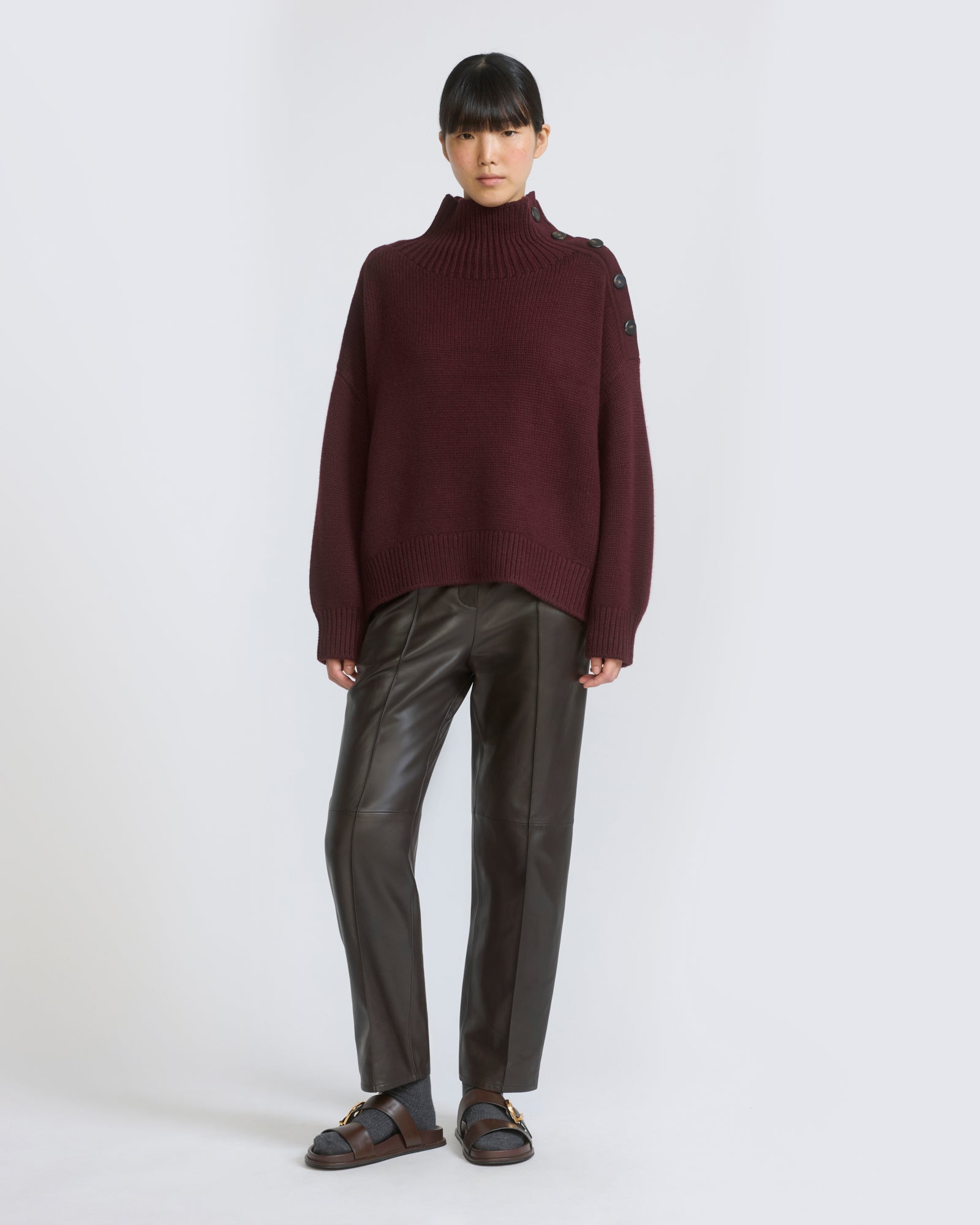 Oversized cashmere wool knit jumper - Yves Salomon - New Fall/Winter Collection