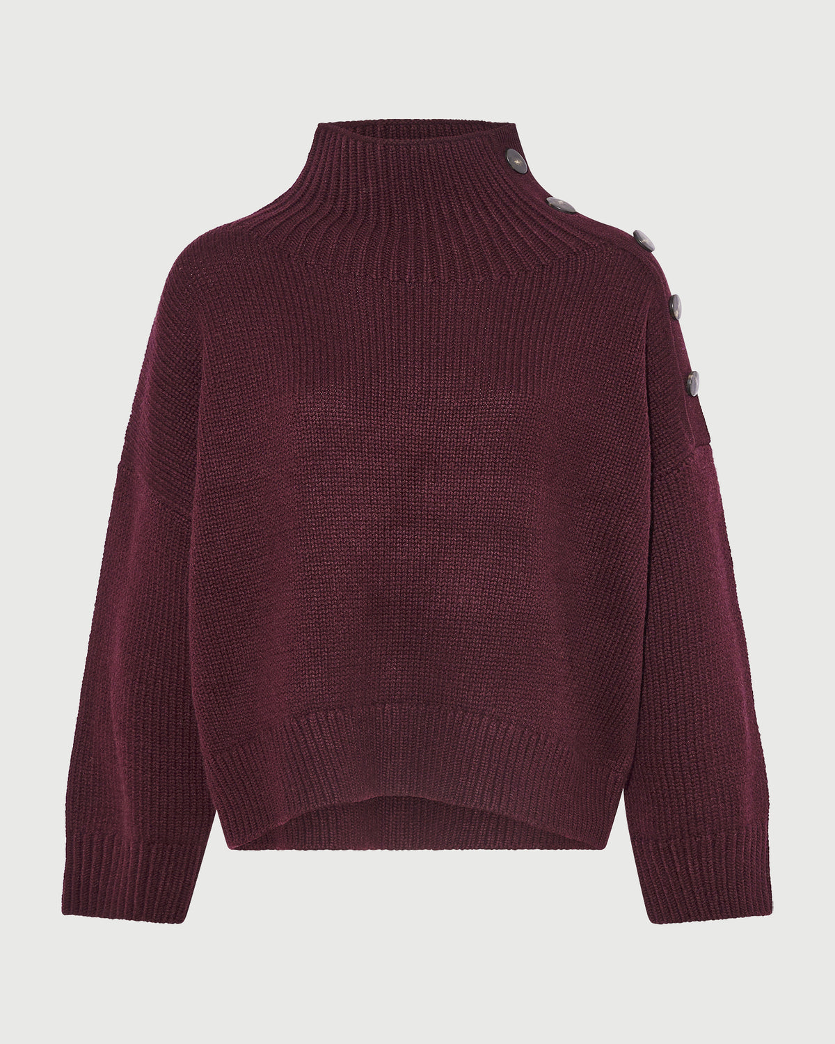 Oversized cashmere wool knit jumper