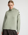 Oversized cashmere wool knit jumper