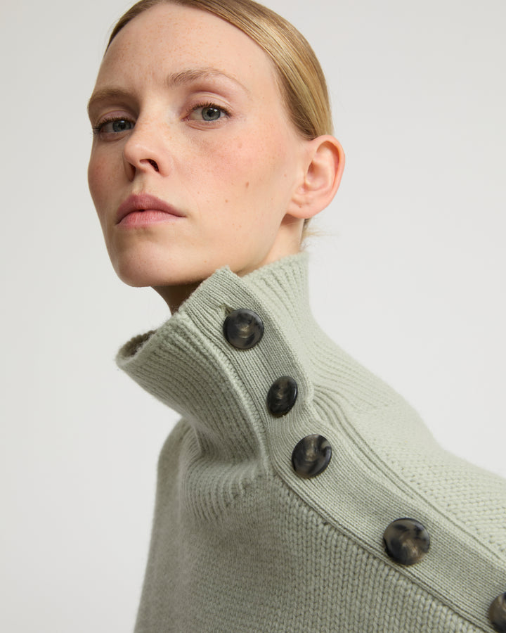 Oversized cashmere wool knit jumper