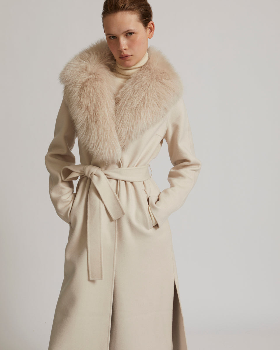 Fur-collar Coats for Women - Up to 82% off