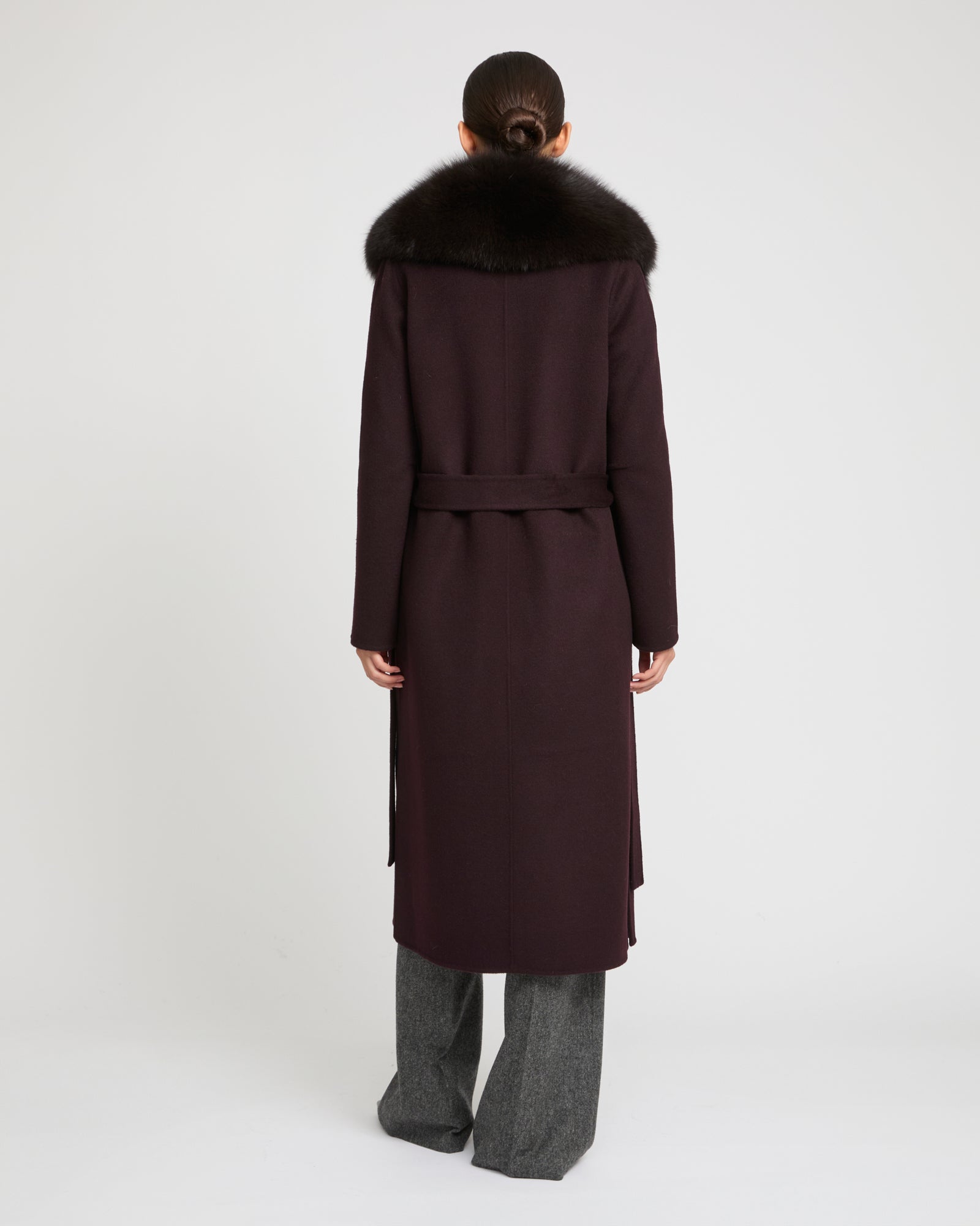 Cashmere wool & fox fur – Yves Salomon US