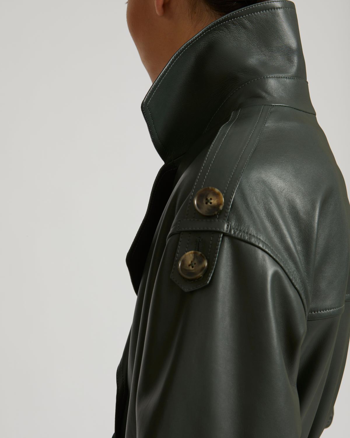 Balck Friday 2025 - Yves Salomon - Oversized trench in lamb leather