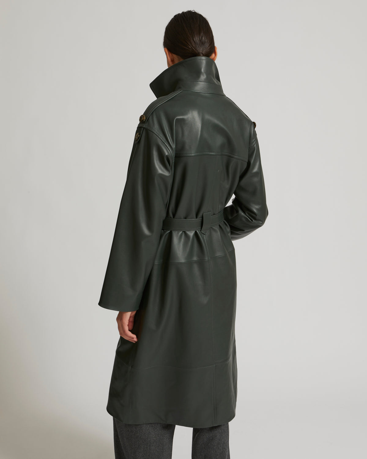 Balck Friday 2025 - Yves Salomon - Oversized trench in lamb leather