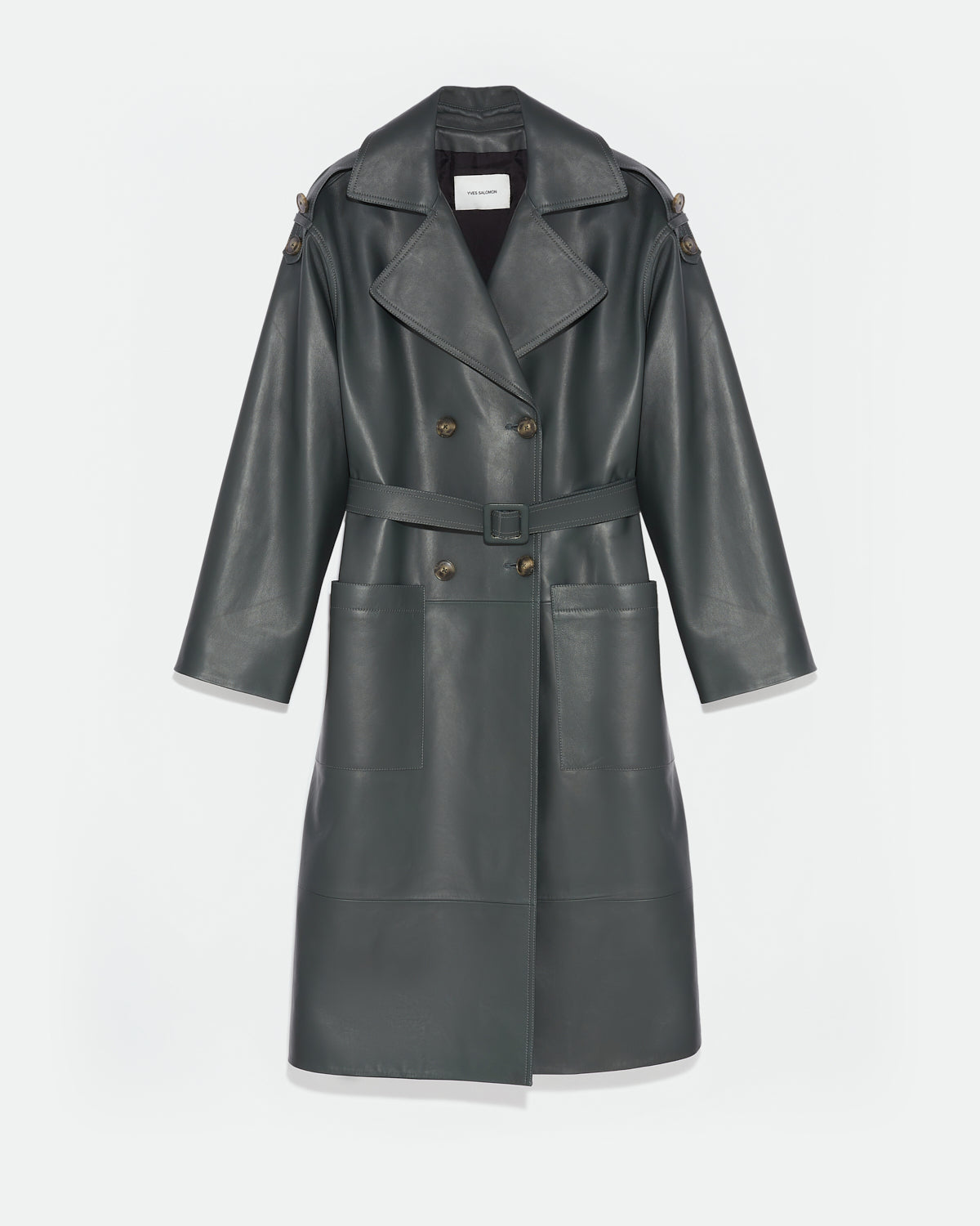 Balck Friday 2025 - Yves Salomon - Oversized trench in lamb leather