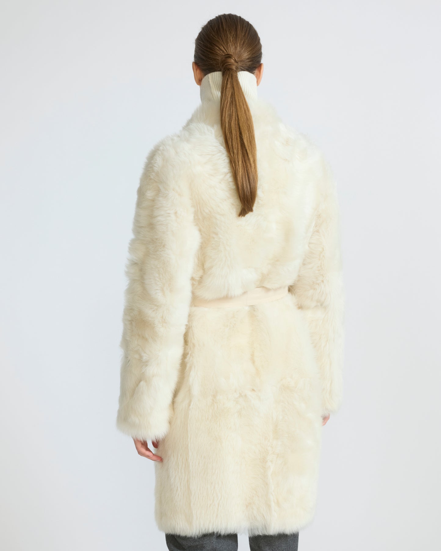 Reversible belted coat in Toscana lambskin - Yves Salomon - New Fall/Winter Collection