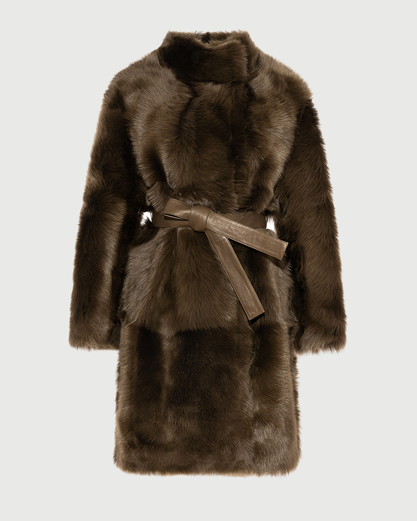 Reversible belted coat in Toscana lambskin - Yves Salomon - New Fall Winter Collection