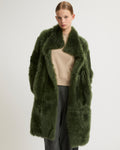 Reversible coat in Toscana lambskin