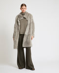 Reversible coat in Toscana lambskin