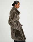 Reversible coat in Toscana lambskin