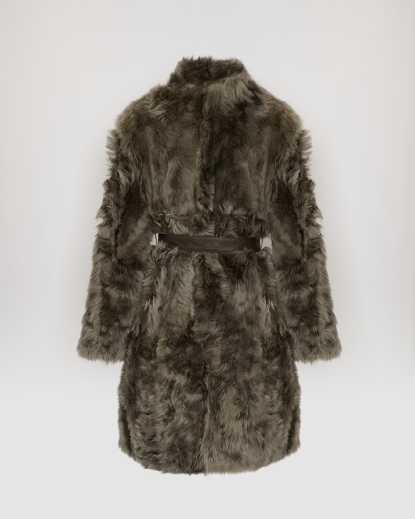 Reversible coat in Toscana lambskin