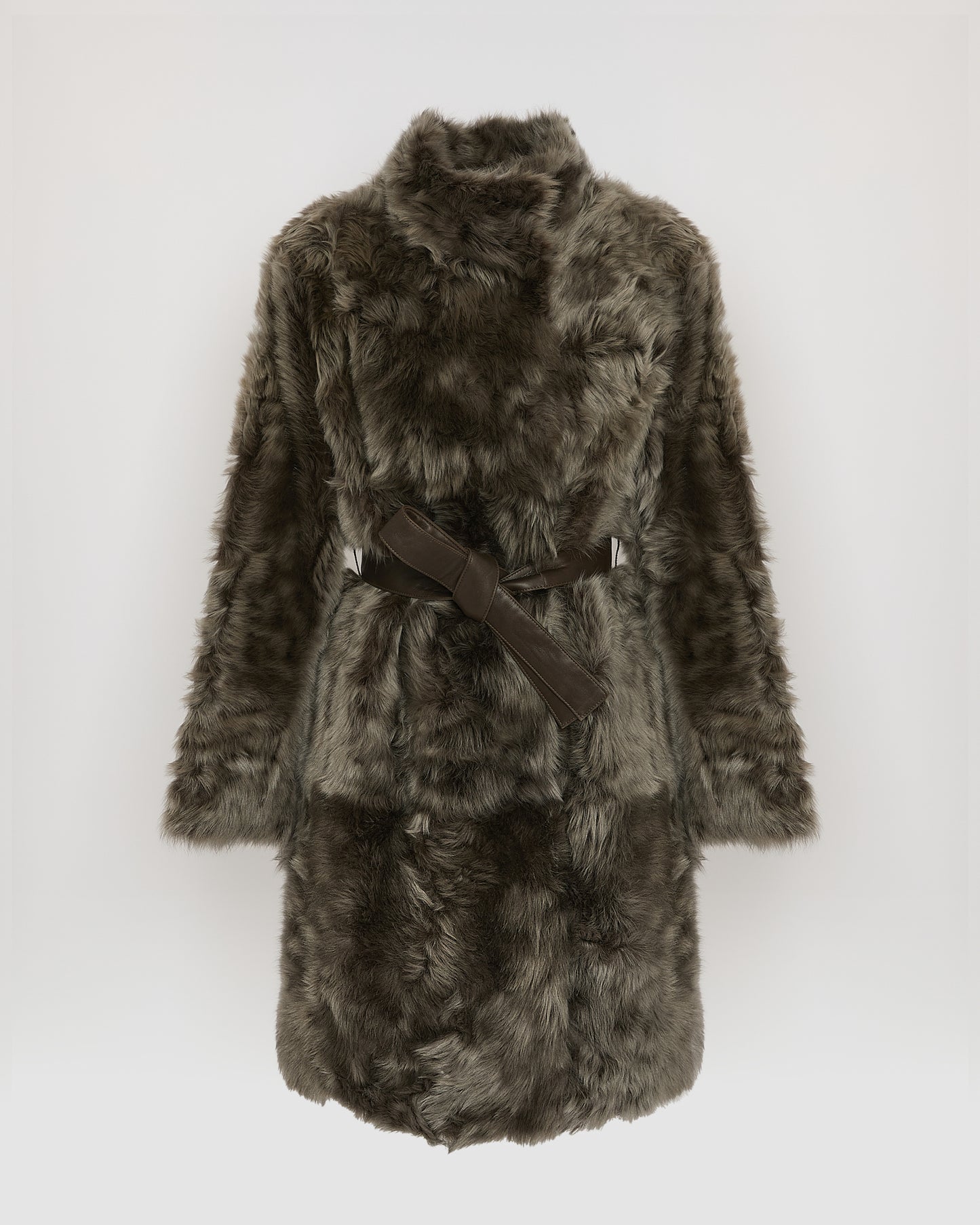 Reversible coat in Toscana lambskin