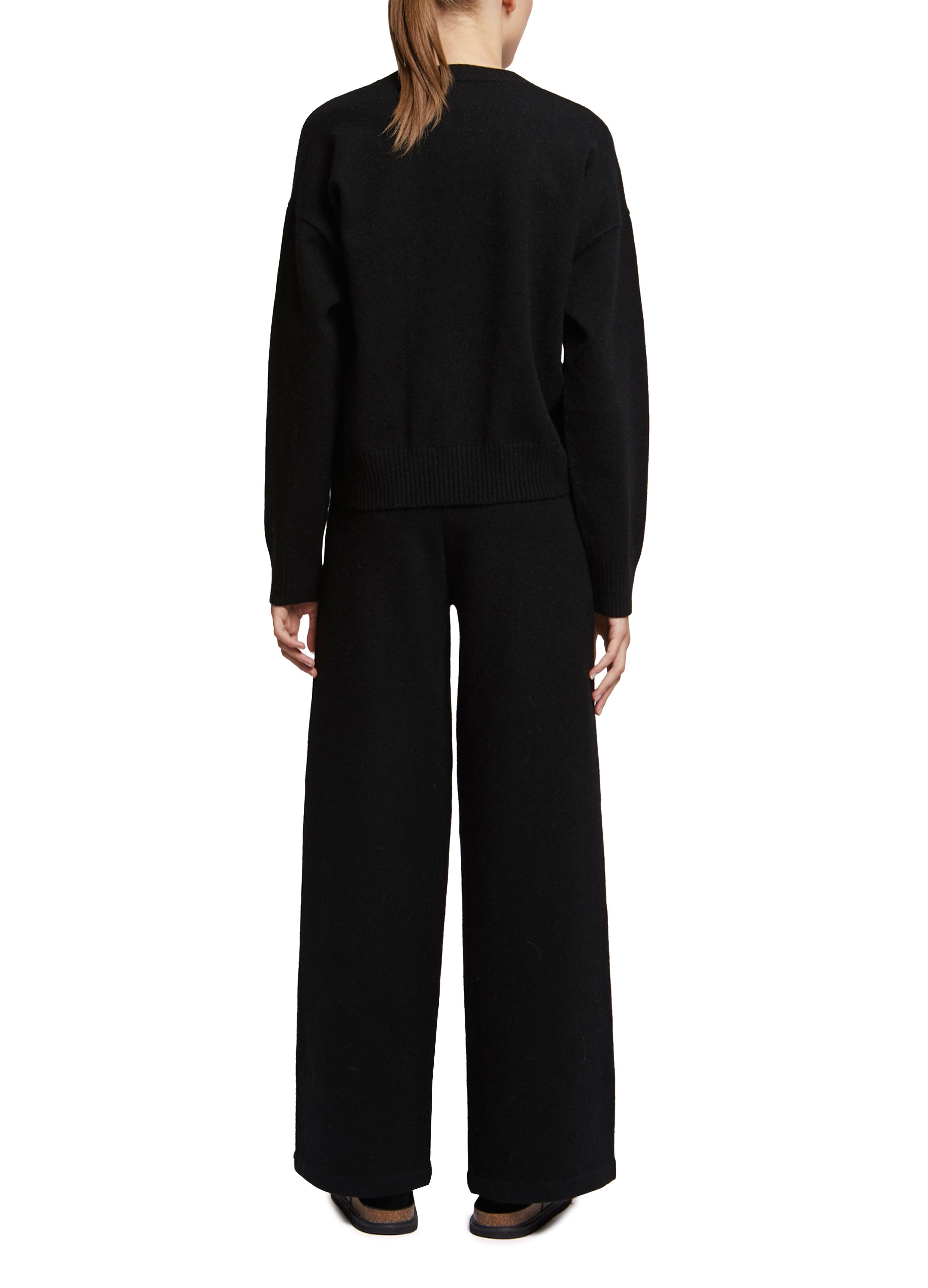 [LUV IS TRUE]★CH WIDE PANTS Time and Tru Women's Wide Leg Hacci Pants, Sizes XS-XXXL