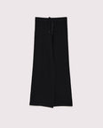 Wide-leg knit trousers