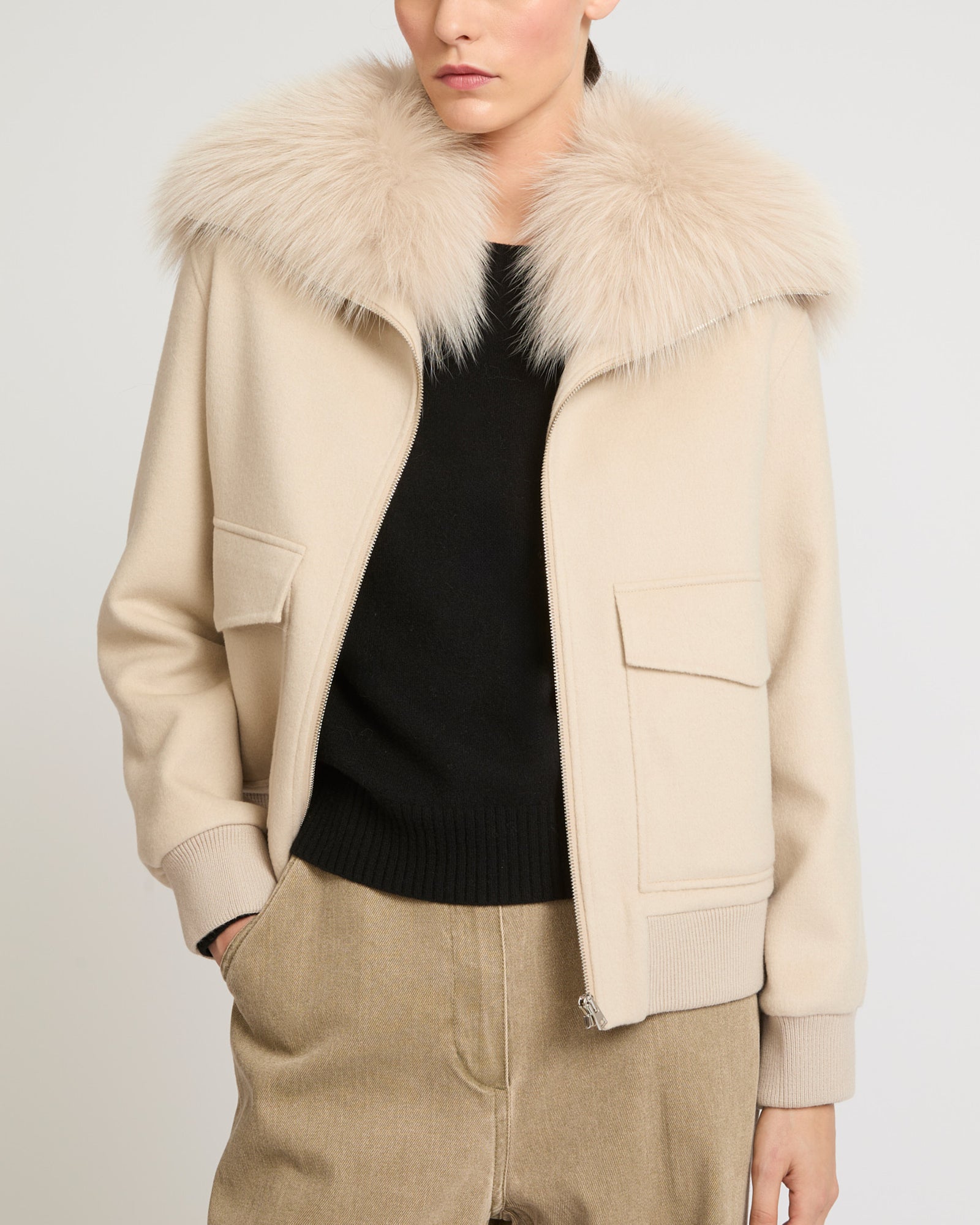 ジャケット K-WAY Woman Jacket Beige K5127LW W6I UBK8134CW___AU7_769b945a-767a-