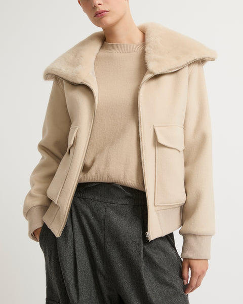SLOBE IENA Mink Fake fur Coat ベージュ SLOBE IENA Mink Fake fur Coat ベージュ