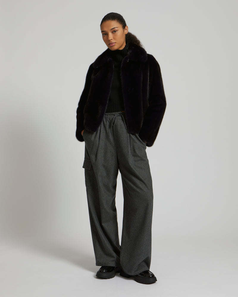 Yves salomon on sale fur coat