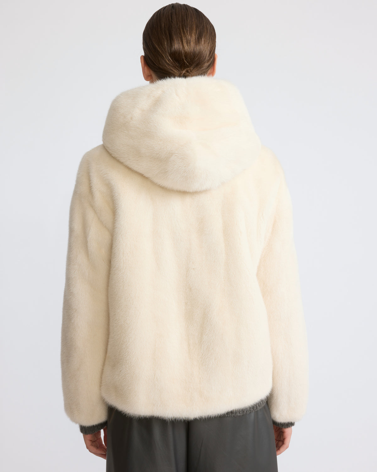 Hooded jacket in long-haired mink fur - Yves Salomon - New Fall/Winter Collection