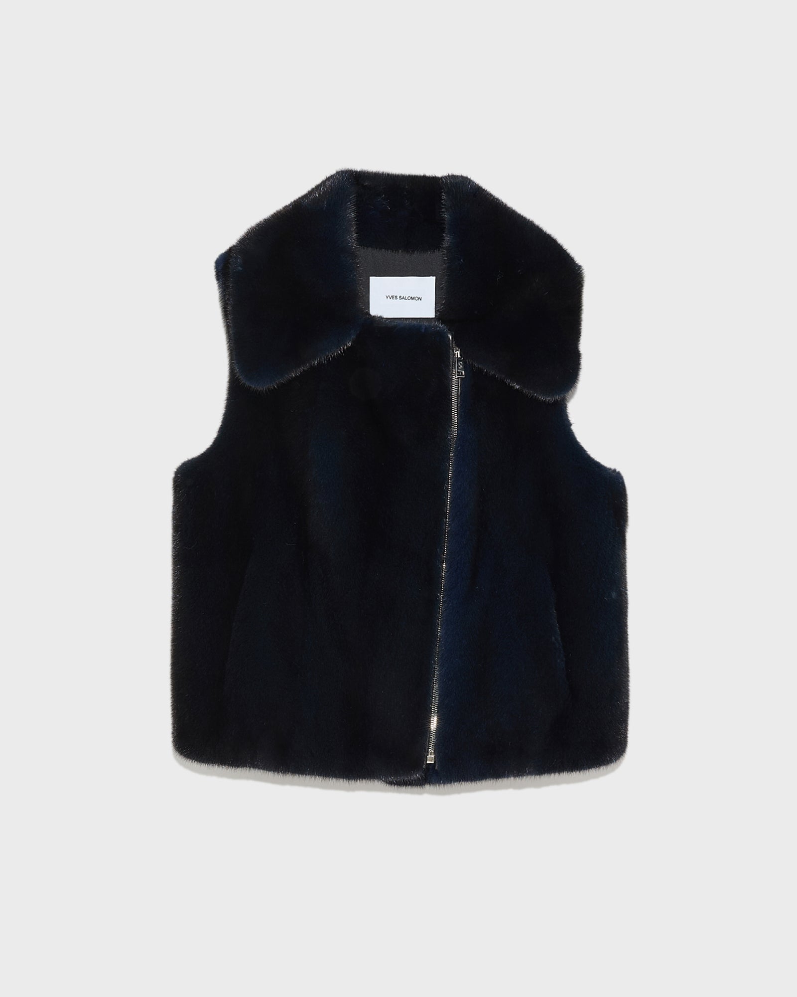 ベスト・ジレ YVES SALOMON Women Vests 24WFG07010T08GA1012 White Women's Jackets With Fur | Yves Salomon PARIS – Yves Salomon US