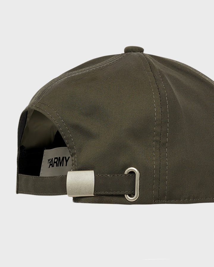 Polycotton drill cap - khaki - Yves Salomon