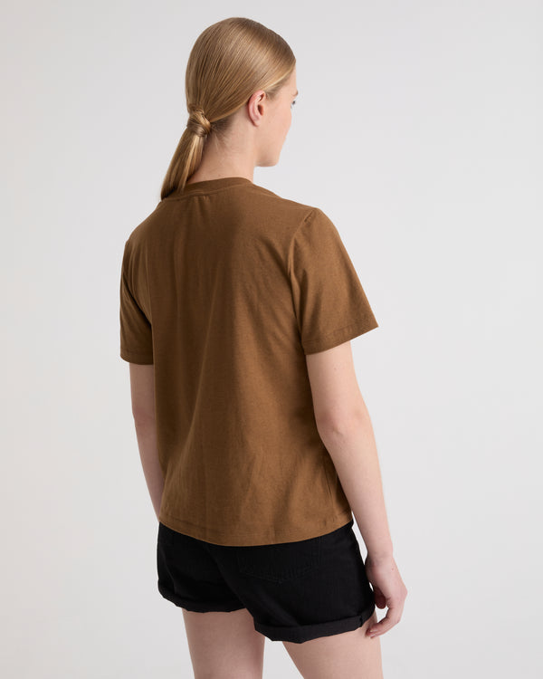 Cotton-cashmere jersey T-shirt