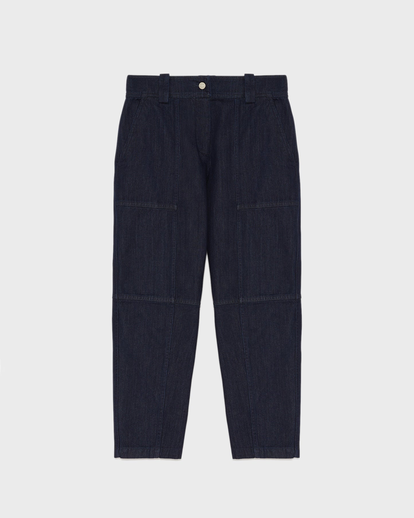 Denim cargo design trousers-Yves salomon-Winter sale & boxing day