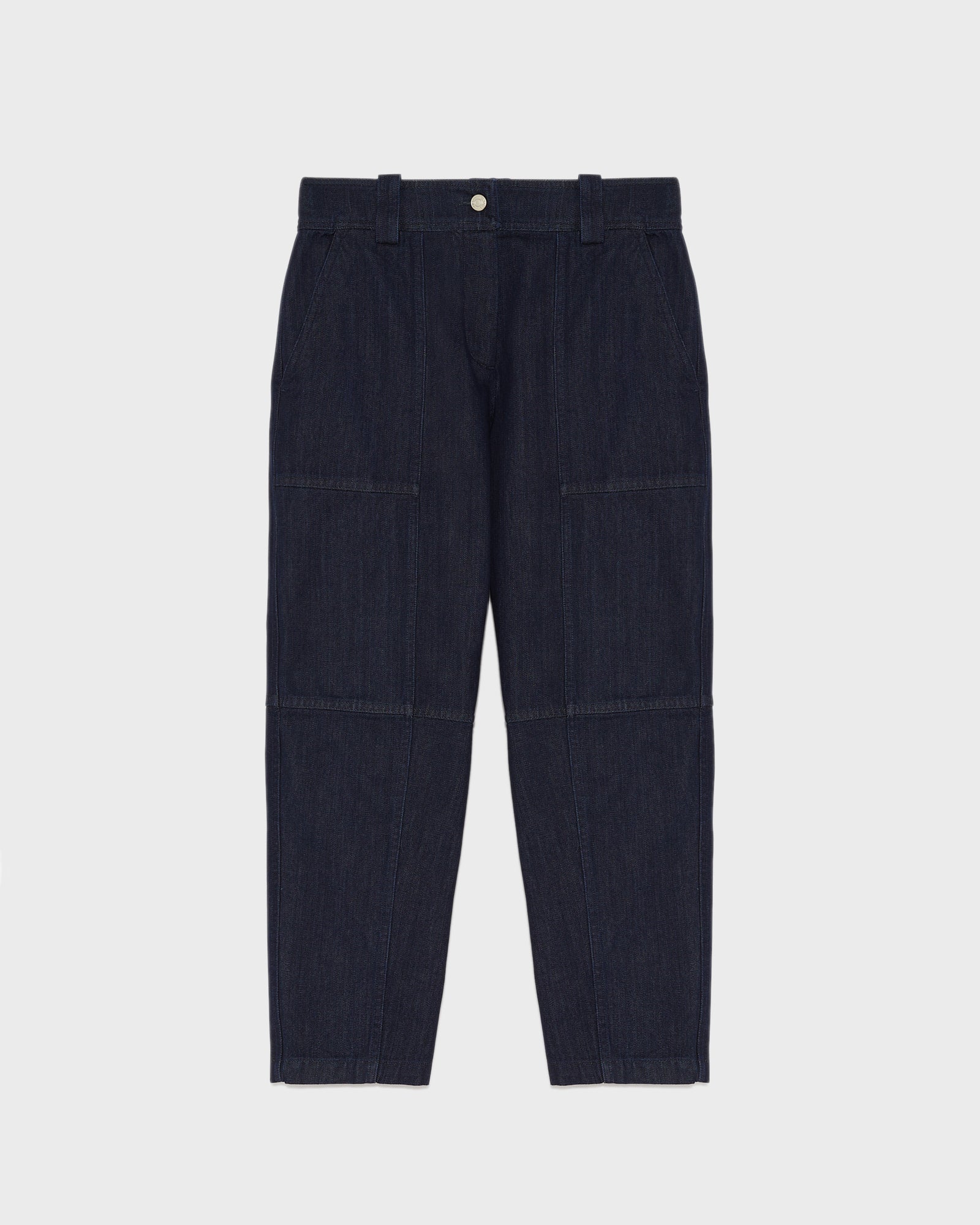 Denim cargo design trousers-Yves salomon-Winter sale & boxing day