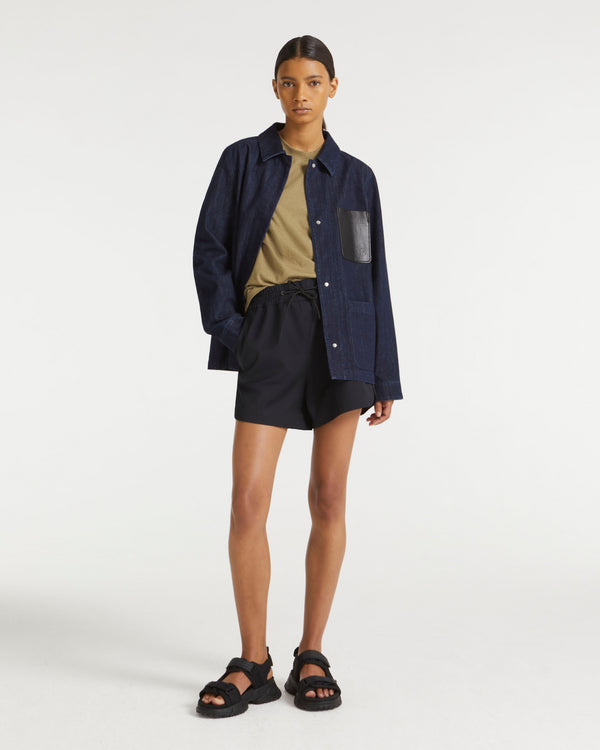 Denim workwear jacket - blue - Yves Salomon