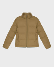 Short foldable down jacket