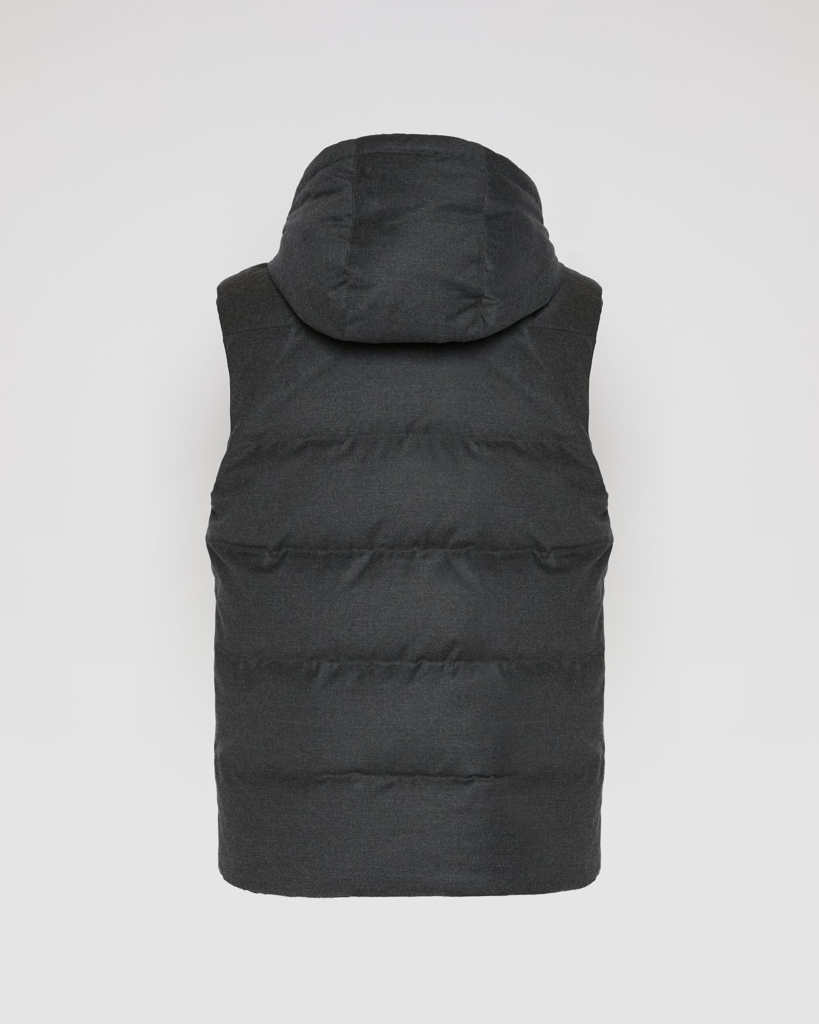 Down Gilet made with Loro Piana fabric with mink fur trim - Yves Salomon