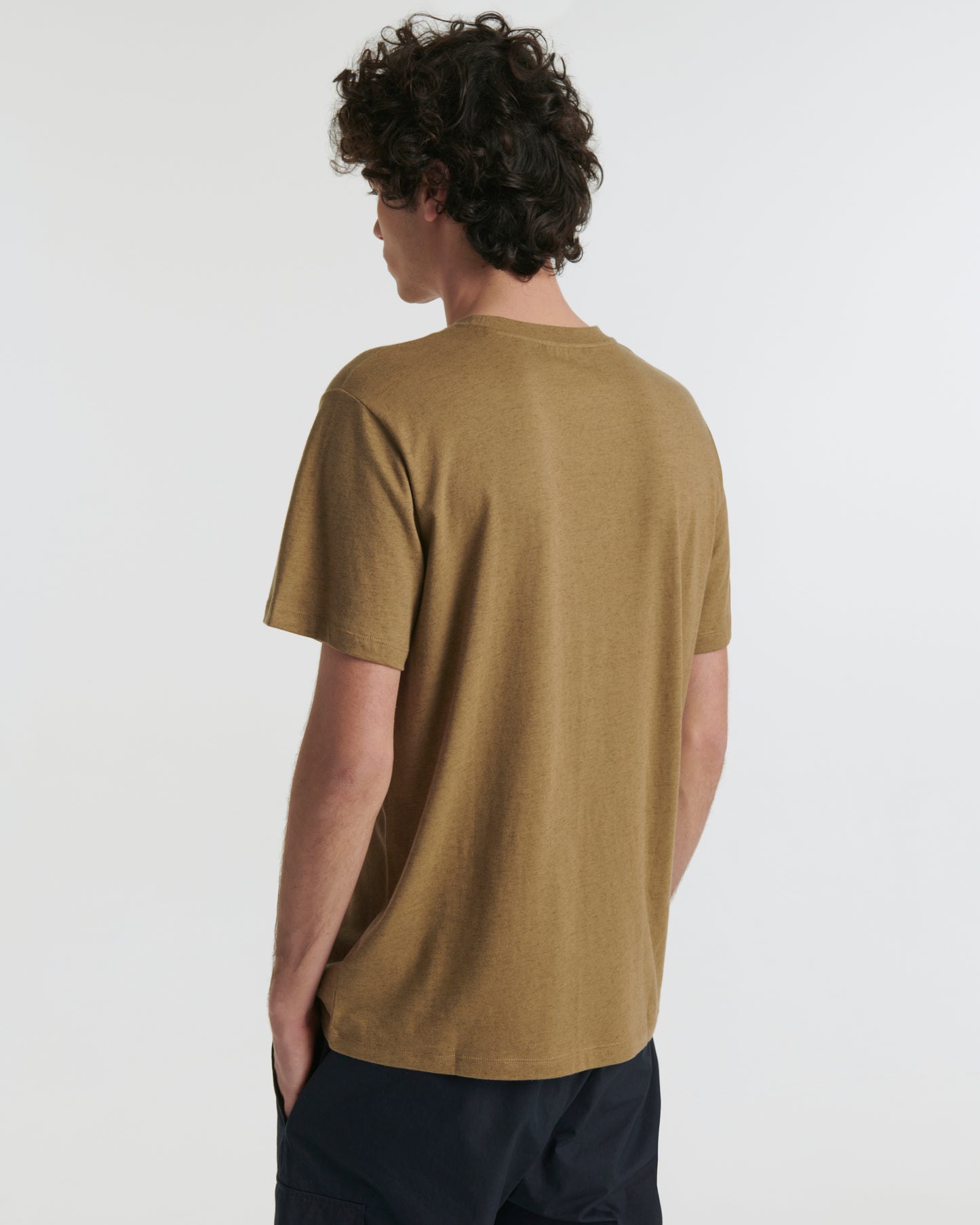 Private sale - Cotton- Cashmere jersey T-shirt - khaki - Yves Salomon