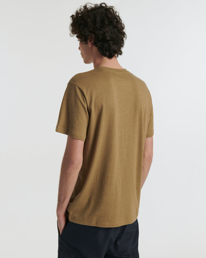 Private sale - Cotton- Cashmere jersey T-shirt - khaki - Yves Salomon