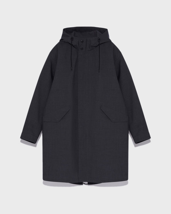 Technical cold wool fishtail parka-Yves salomon-Winter sale & boxing day